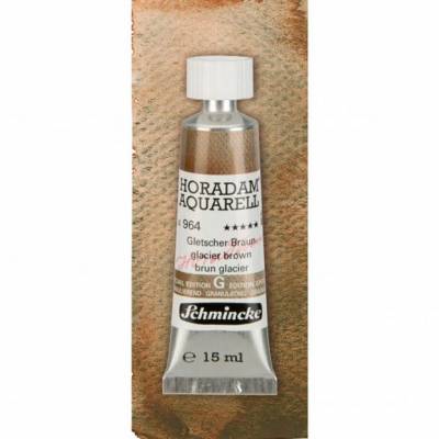 Schmincke Horadam Aquarell Tube 15ml Super Granulation 964 Glacier Brown