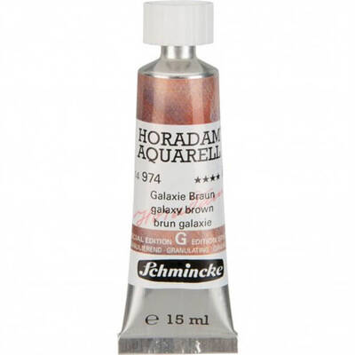 Schmincke Horadam Aquarell Tube 15ml Super Granulation 974 Galaxy Brown