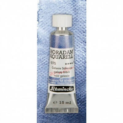 Schmincke Horadam Aquarell Tube 15ml Super Granulation 975 Galaxy Black