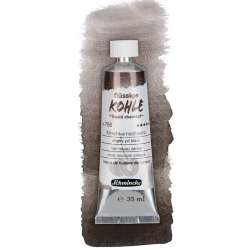 Schmincke Kohle Liquid Charcoal Sıvı Kömür 35ml Cherry Pit Black - 3