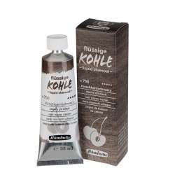 Schmincke - Schmincke Kohle Liquid Charcoal Sıvı Kömür 35ml Cherry Pit Black