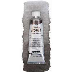 Schmincke Kohle Liquid Charcoal Sıvı Kömür 35ml Peach Stone Black - 3