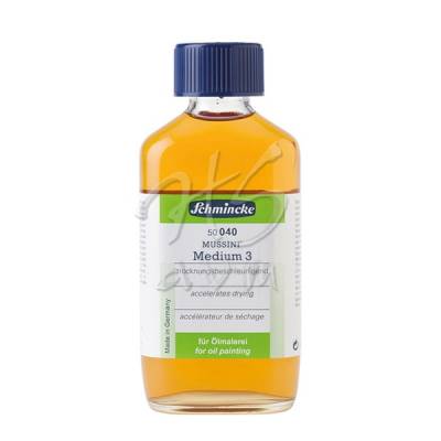 Schmincke Mussini Medium 3 Accelerates Drying 040 200ml