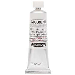 Mussini - Mussini 35ml Yağlı Boya Seri:1 No:103 Titanium Opaque White