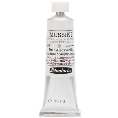 Mussini 35ml Yağlı Boya Seri:1 No:103 Titanium Opaque White