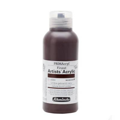 Schmincke Primacryl Akrilik Boya 250ml S1 Natural Burnt Umber 684