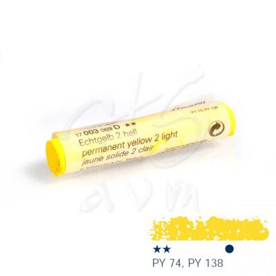 Schmincke Soft Pastel Boya Permanent Yellow 2 Light D 003