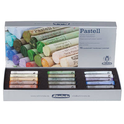 Schmincke Soft Pastel Boya Seti Landschaft 15li