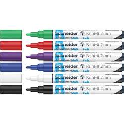 Schneider - Schneider Akrilik Marker Kalem 310 2mm Set 1 6lı (1)