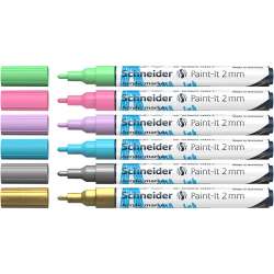 Schneider - Schneider Akrilik Marker Kalem 310 2mm Set 2 6lı (1)