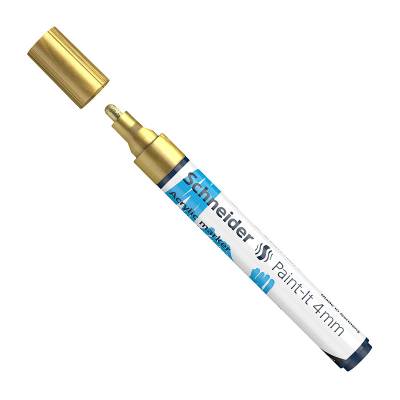 Schneider Akrilik Marker Kalem 320 4mm 253 Gold