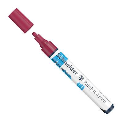 Schneider Akrilik Marker Kalem 320 4mm 261 Burgundy