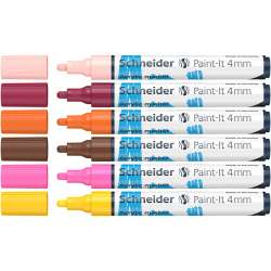 Schneider - Schneider Akrilik Marker Kalem 320 4mm Set 3 6lı (1)