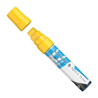 Schneider Akrilik Marker Kalem 330 15mm 305 Yellow