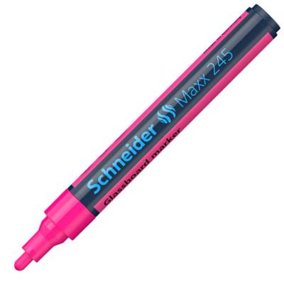 Schneider Maxx 245 Cam Markörü 1-3mm Neon Pembe