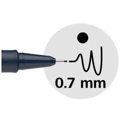 Schneider - Schneider Pictus Fineliner Teknik Çizim Kalemi 0,7mm (1)