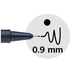 Schneider - Schneider Pictus Fineliner Teknik Çizim Kalemi 0,9mm (1)