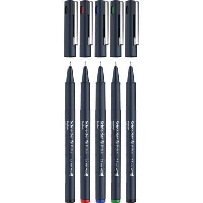 Schneider Pictus Fineliner Teknik Çizim Kalemi Seti 5li 197595