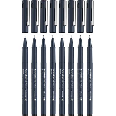 Schneider Pictus Fineliner Teknik Çizim Kalemi Seti 8li 197598