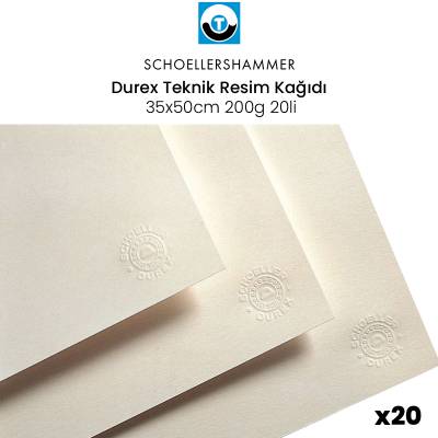 Schoellershammer Durex Teknik Resim Kağıdı 35x50cm 200g 20li
