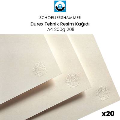 Schoellershammer Durex Teknik Resim Kağıdı A4 200g 20li