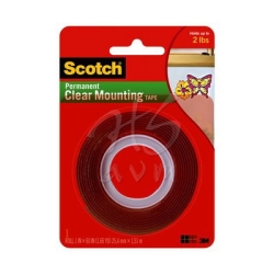 Scotch - Scotch Çift Taraflı Şeffaf Montaj Bandı 25,4 mm x 1,51 m