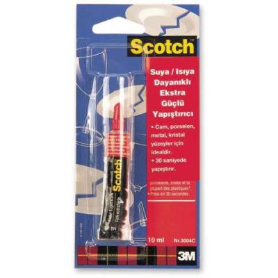 Scotch Suya ve Isıya Dayanıklı Ekstra Güçlü Yapıştırıcı 10ml