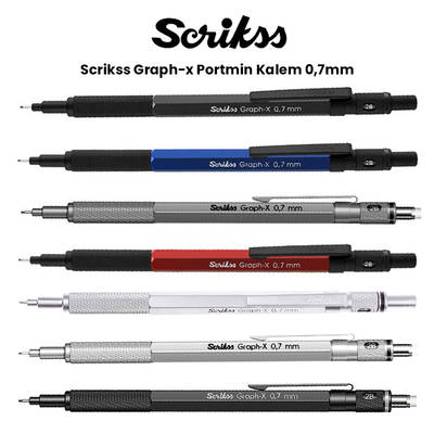 Scrikss Graph-x Portmin Kalem 0,7mm