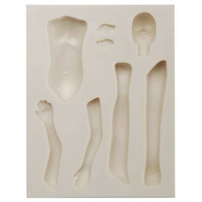 Sculpey Flexible Push Mold Enek Kalıp Bebek Figürü APM-50 Fairy