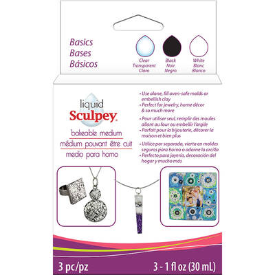 Sculpey Sıvı Pişmiş Kil 3lü Set 3x30ml Basics ALSTNT1