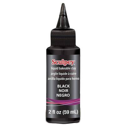 Sculpey Sıvı Pişmiş Kil 59ml Black ALSBK02