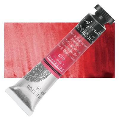 Sennelier Artist Tüp Sulu Boya 21ml S3 679 Quinacridone Red