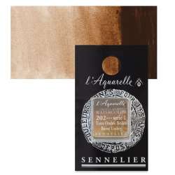 Sennelier - Sennelier Artist Tam Tablet Sulu Boya S1 No:202 Burnt Umber