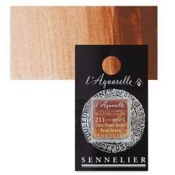 Sennelier - Sennelier Artist Tam Tablet Sulu Boya S1 No:211 Burnt Sienna