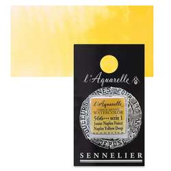 Sennelier - Sennelier Artist Tam Tablet Sulu Boya Yedek S1 566 Naples Yellow D