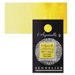 Sennelier - Sennelier Artist Tam Tablet Sulu Boya S1 587 Yellow Sophie