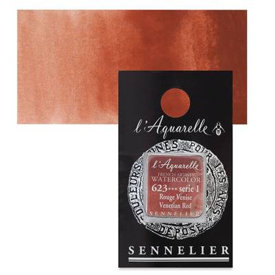 Sennelier Artist Tam Tablet Sulu Boya S1 623 Venetian Red