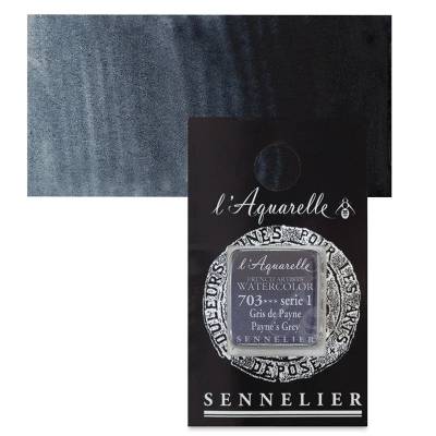 Sennelier Artist Tam Tablet Sulu Boya S1 No:703 Paynes Grey