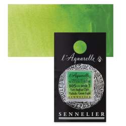 Sennelier - Sennelier Artist Tam Tablet Sulu Boya S1 805 P. Green Light