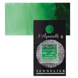 Sennelier - Sennelier Artist Tam Tablet Sulu Boya S1 809 Hookers Green