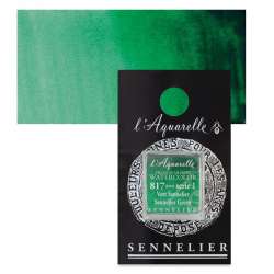 Sennelier - Sennelier Artist Tam Tablet Sulu Boya S1 817 Sennelier Green