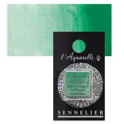 Sennelier - Sennelier Artist Tam Tablet Sulu Boya S1 847 Emerald Green