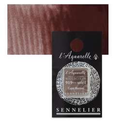 Sennelier - Sennelier Artist Tam Tablet Sulu Boya S1 919 Caput Mortum