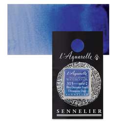 Sennelier - Sennelier Artist Tam Tablet Sulu Boya S2 315 Ultramarine Deep