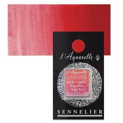 Sennelier Artist Tam Tablet Sulu Boya S2 619 Bright Red