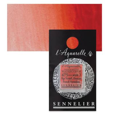 Sennelier Artist Tam Tablet Sulu Boya S2 675 French Vermilion