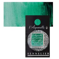 Sennelier - Sennelier Artist Tam Tablet Sulu Boya S3 837 Viridian Green