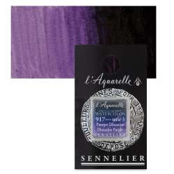 Sennelier - Sennelier Artist Tam Tablet Sulu Boya S3 917 Dioxazine Purple