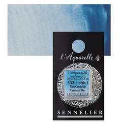 Sennelier - Sennelier Artist Tam Tablet Sulu Boya S4 302 Cerulean Blue
