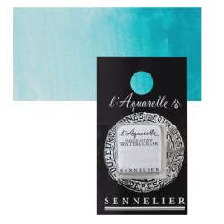 Sennelier - Sennelier Artist Tam Tablet Sulu Boya S4 843 Turquoise Green